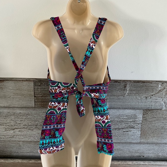 Cali For Nia Sunshine boho hippie swim top size 12/14 - Picture 3 of 4